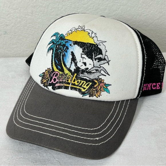 Billabong adult snapback w/mesh back and foam front fisherman cabin core beach - Picture 3 of 7